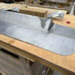 Chimney Flashing being welded