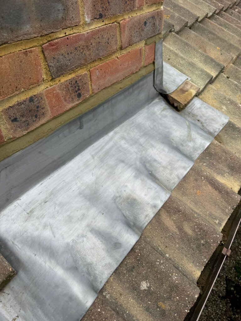 Chimney lead. base flashing