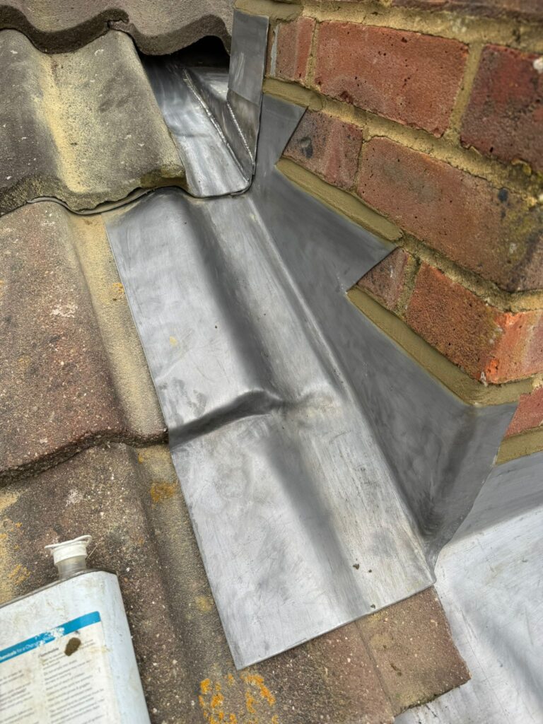chimney lead, lead step flashing