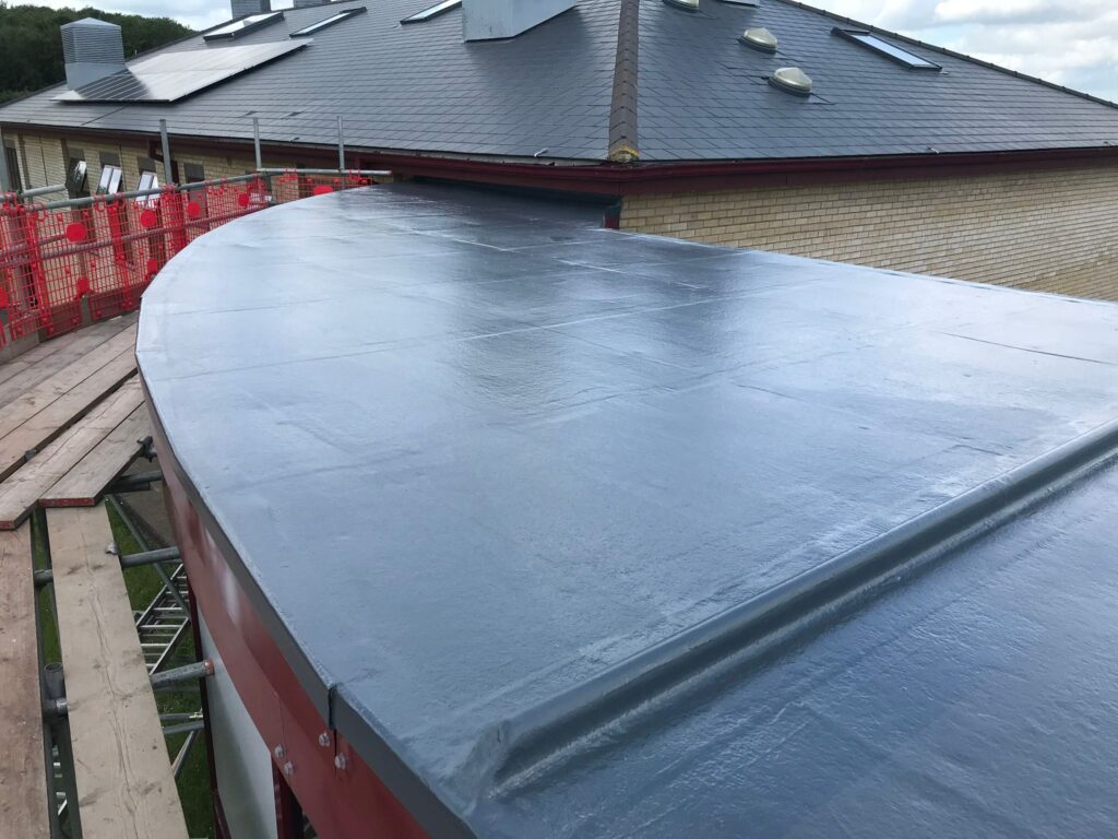 GRP Fibreglass Roof Ashford