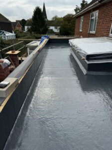 GRP Roof with Skylight