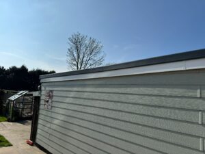Garage Roof trim detail GRP Fibreglass