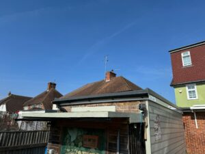 Garage flat roof