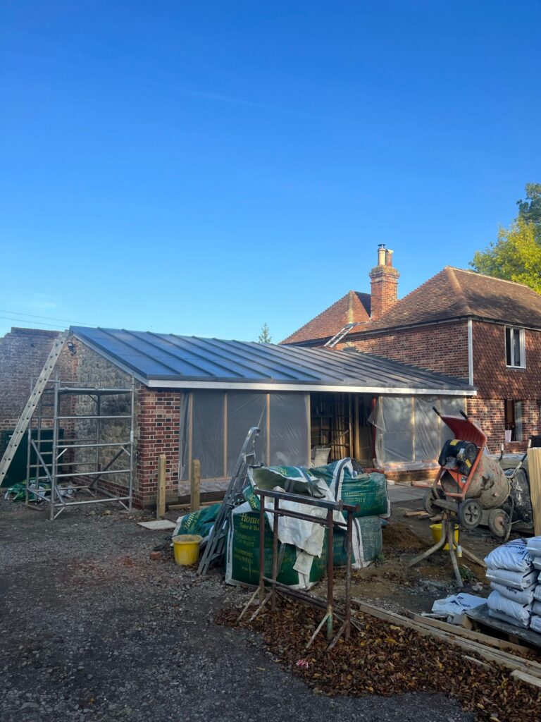 Lead Roof Extension